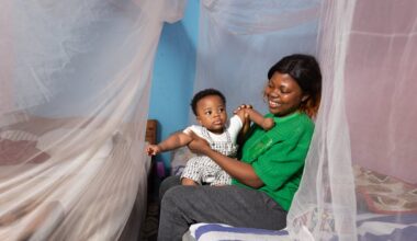 Treated malaria nets