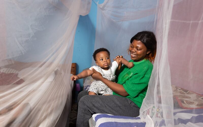 Treated malaria nets