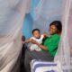 Treated malaria nets